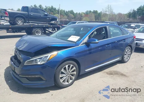 2016 Hyundai Sonata Sport из США, поврежденный, VIN 5NPE34AF0GH277641